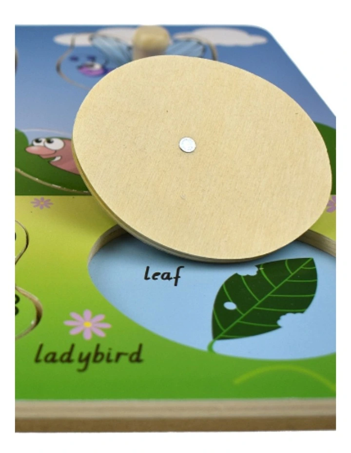 Koala Dream 2 In 1 Minibeasts Insect Early Learning Peg Puzzle 18m image 3