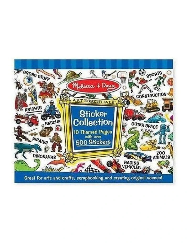 Melissa & Doug Sticker Collection Blue Over 500 Stickers Kids 3y  image 1