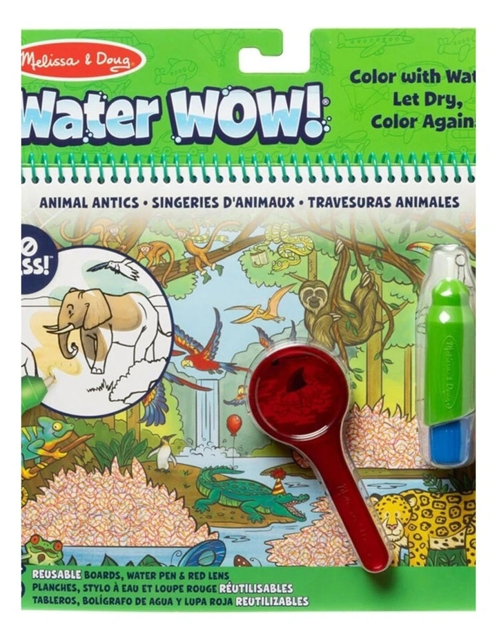 Melissa & Doug On The Go Water WOW! Animal Antics Deluxe Kids Toy 5y image 2