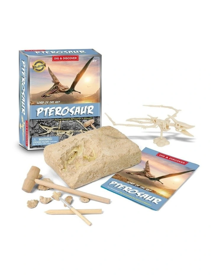 Kaper Kidz Dig & Discover Pterosaur Excavation Kit Dinosaur Toy 6y image 1