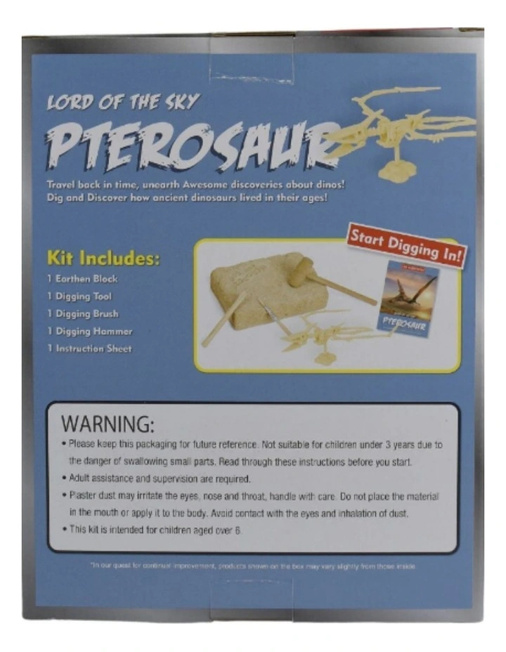 Kaper Kidz Dig & Discover Pterosaur Excavation Kit Dinosaur Toy 6y image 3