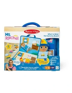 Melissa & Doug Ms. Rachel What To Wear Felt Kids Toy Activity Board 2y 