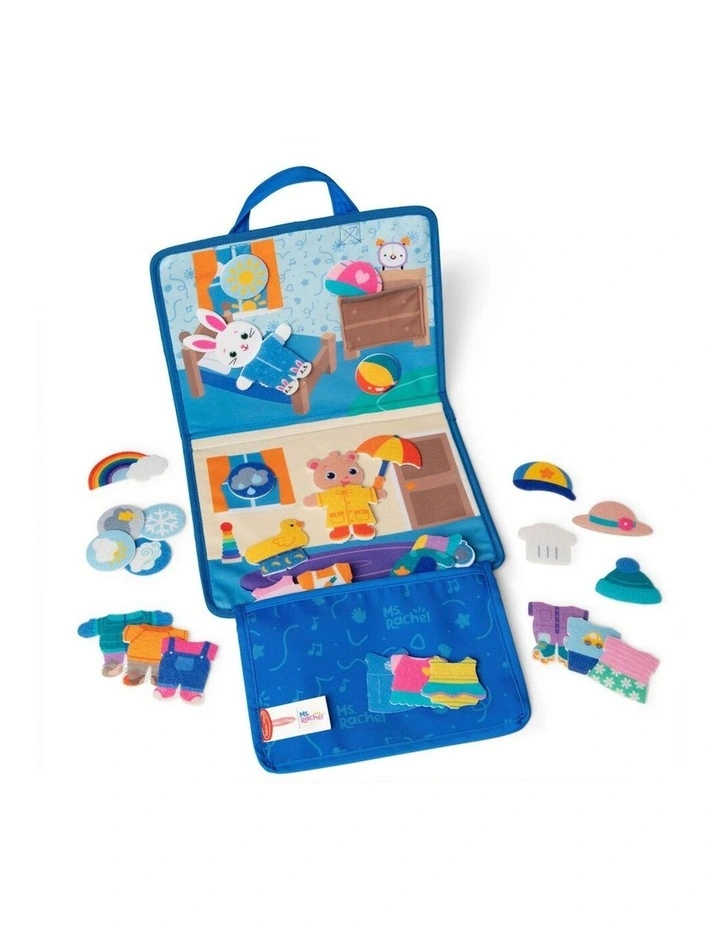 Melissa & Doug Ms. Rachel What To Wear Felt Kids Toy Activity Board 2y image 2