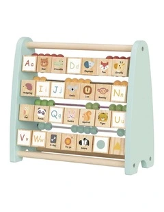 Tooky Toy Double Sided Abacus My Forest Friends Educational Toy Kids 2y 