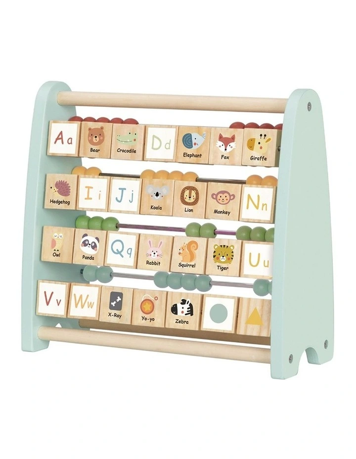 Tooky Toy Double Sided Abacus My Forest Friends Educational Toy Kids 2y image 1