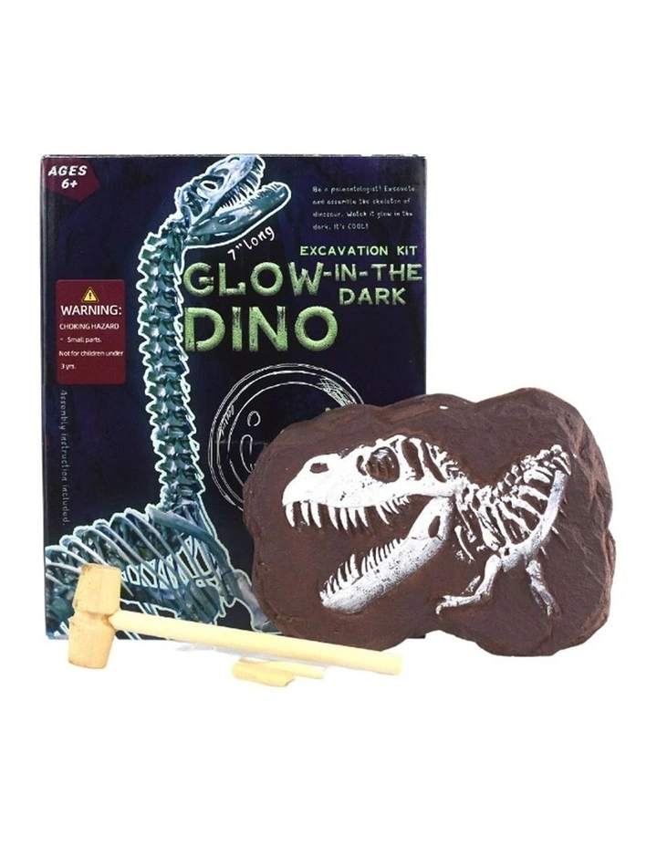 Kaper Kidz Glow In The Dark Diplodocus Excavation Kit Dinosaur Toy 6y image 2