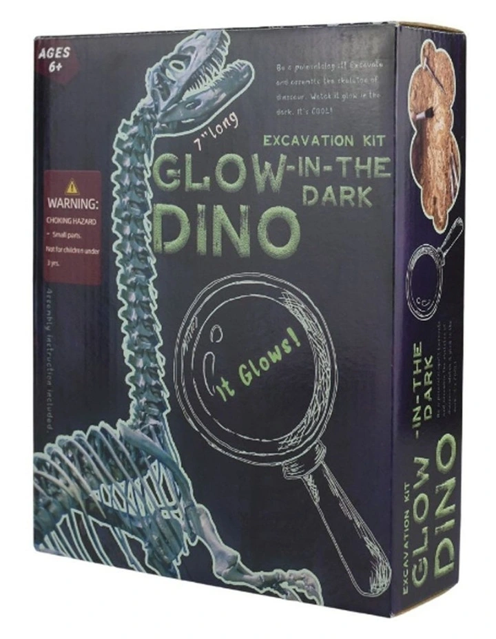 Kaper Kidz Glow In The Dark Diplodocus Excavation Kit Dinosaur Toy 6y image 3