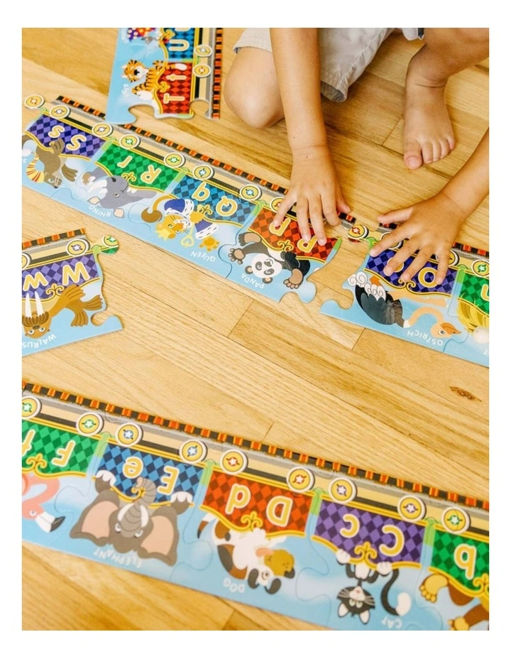 27pc Melissa & Doug Alphabet Express Floor Puzzle Extra-Thick Pieces Kids 3y image 3