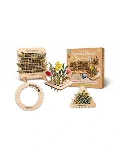 Koala Dream Bush Blooms Wooden Weaving Shapes Craft Kit Kids 3y 