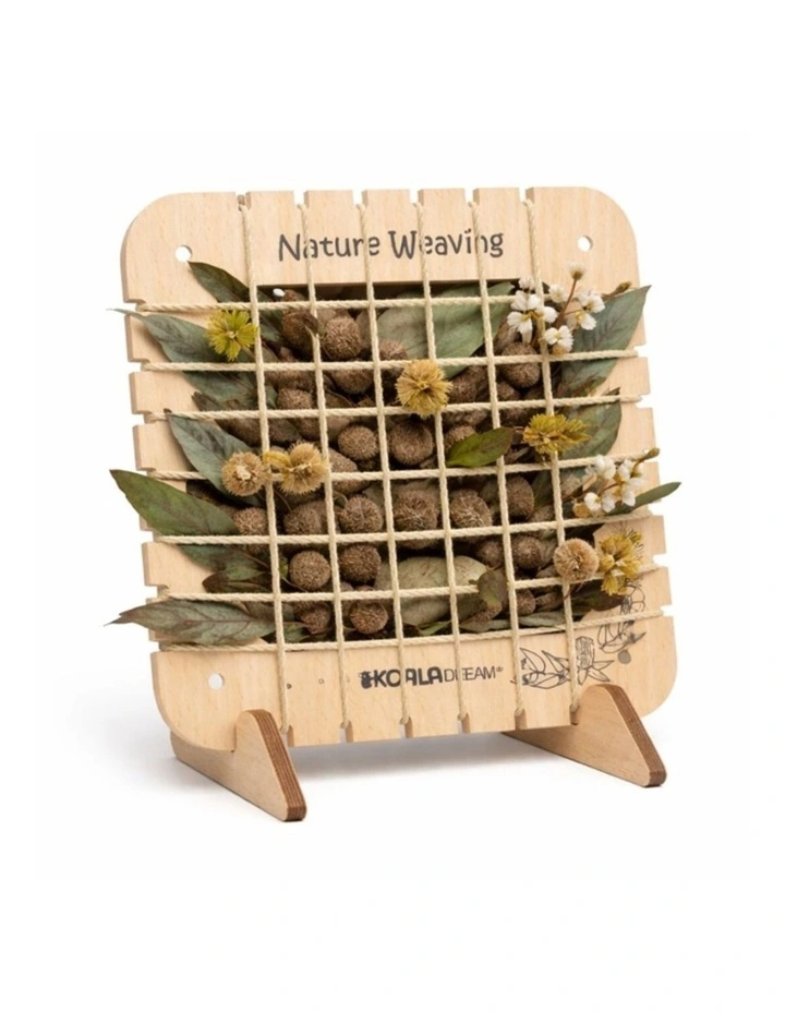 Koala Dream Bush Blooms Wooden Weaving Shapes Craft Kit Kids 3y image 3