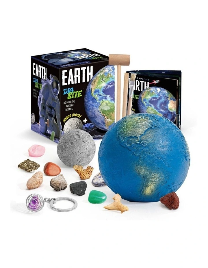 Kaper Kidz Planet Xplore Earth Big Treasures Dig Excavation Site 6y image 1