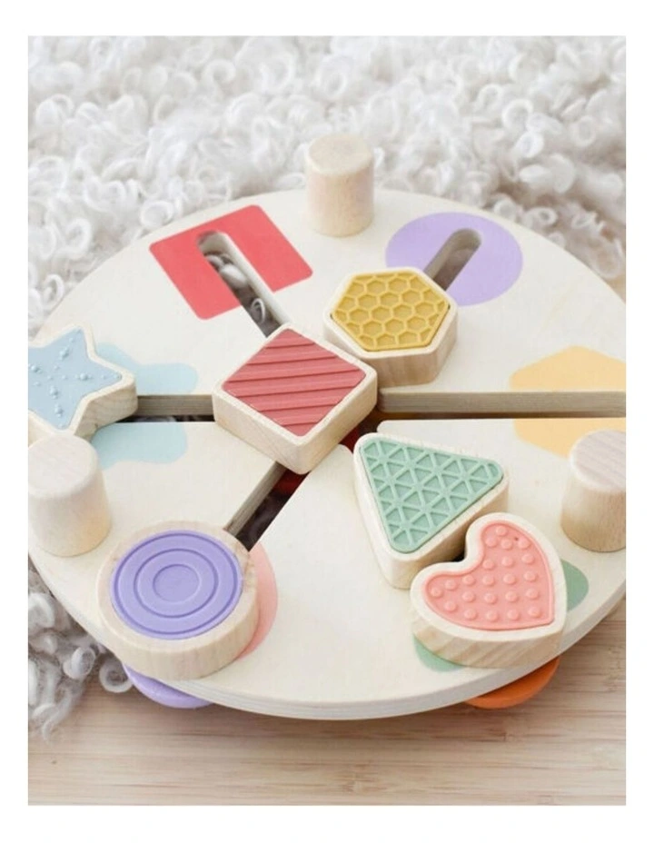 Kaper Kidz Wooden Shape And Colour Match Table Toy Kids Educational 12m image 6