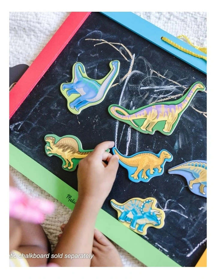 20pc Melissa & Doug Dinosaur Magnets Wooden Toy Bright Colors Kids 2 image 3