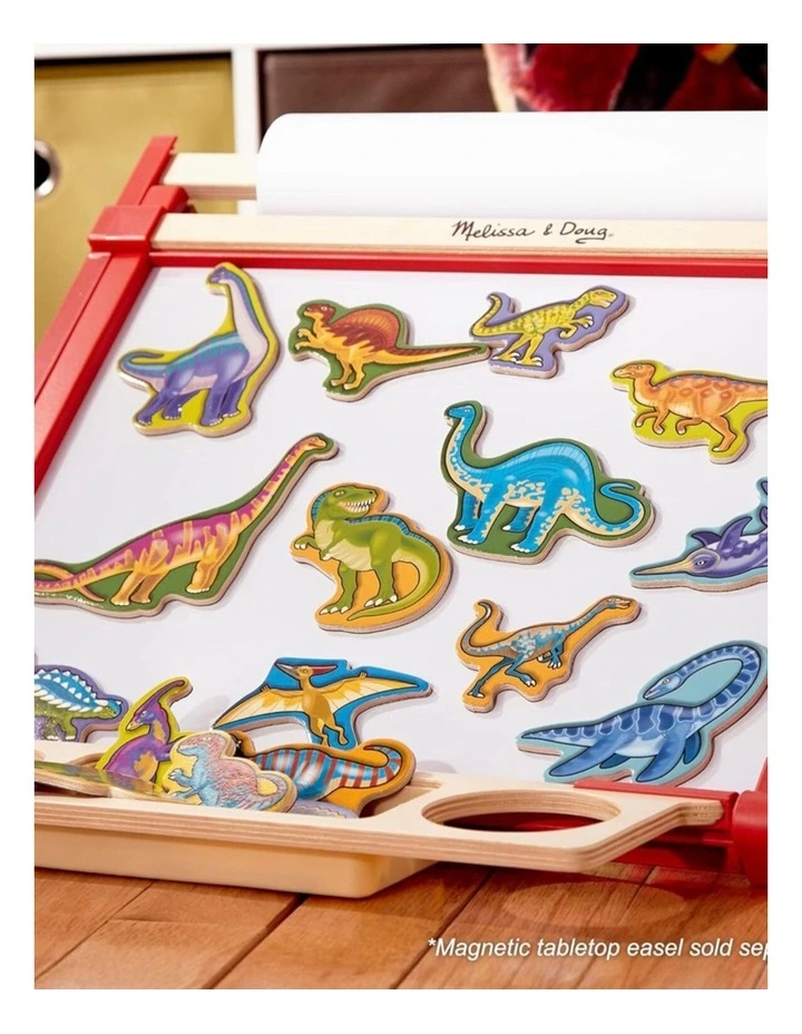 20pc Melissa & Doug Dinosaur Magnets Wooden Toy Bright Colors Kids 2 image 5