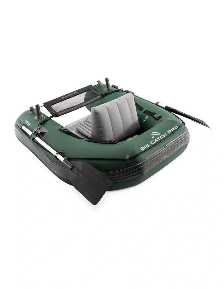 Intex Big Catch Pro Durable Outdoor Fishing Tube With Rod Holders And Seat image 2