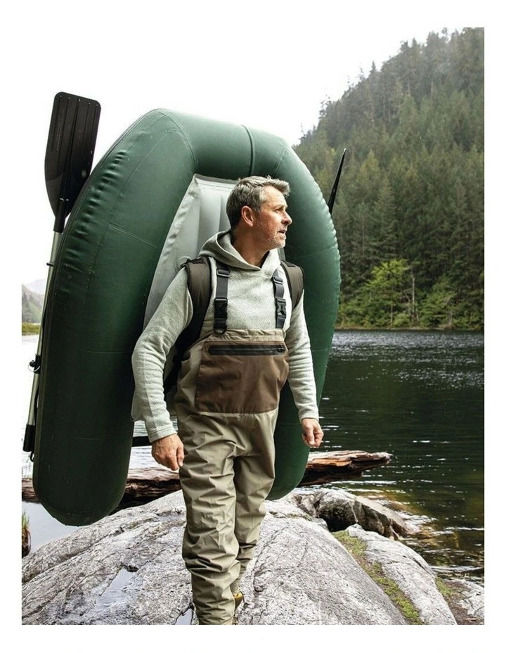 Intex Big Catch Pro Durable Outdoor Fishing Tube With Rod Holders And Seat image 5