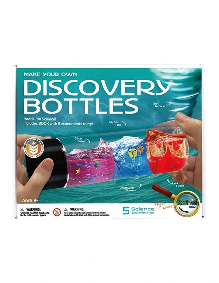 Kaper Kidz 5-In-1 Make Your Own Discovery Bottle Science Kit 8Y image 3