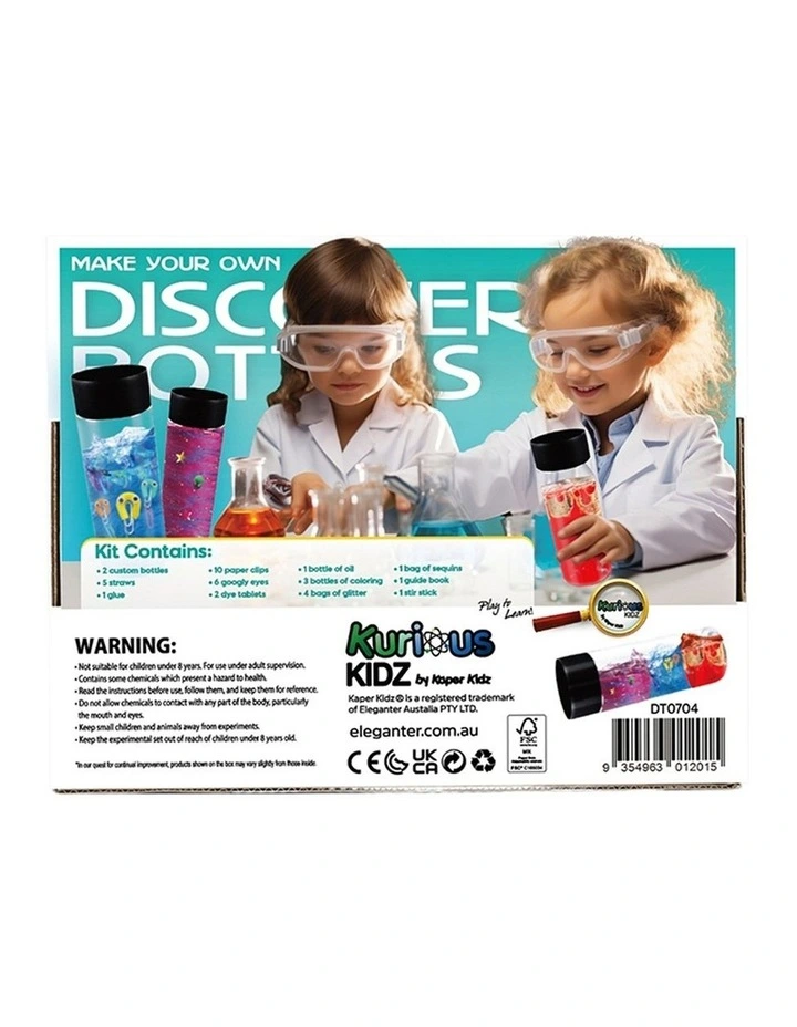 Kaper Kidz 5-In-1 Make Your Own Discovery Bottle Science Kit 8Y image 4