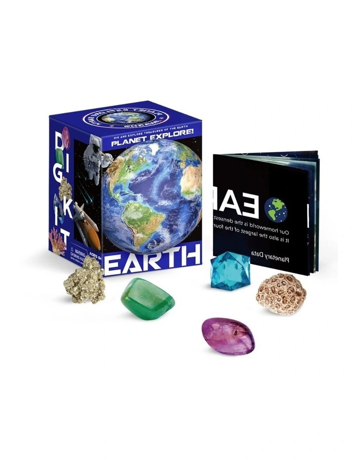 Kaper Kidz Planet Xplore Earth Dig Excavation Science Kit With Gemstones 6y image 3