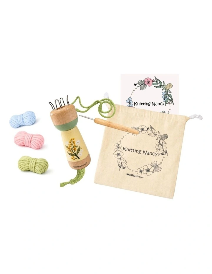 Koala Dream Kids Australian Flora Wattle Blooms Knitting Doll Craft Kit 5y image 3