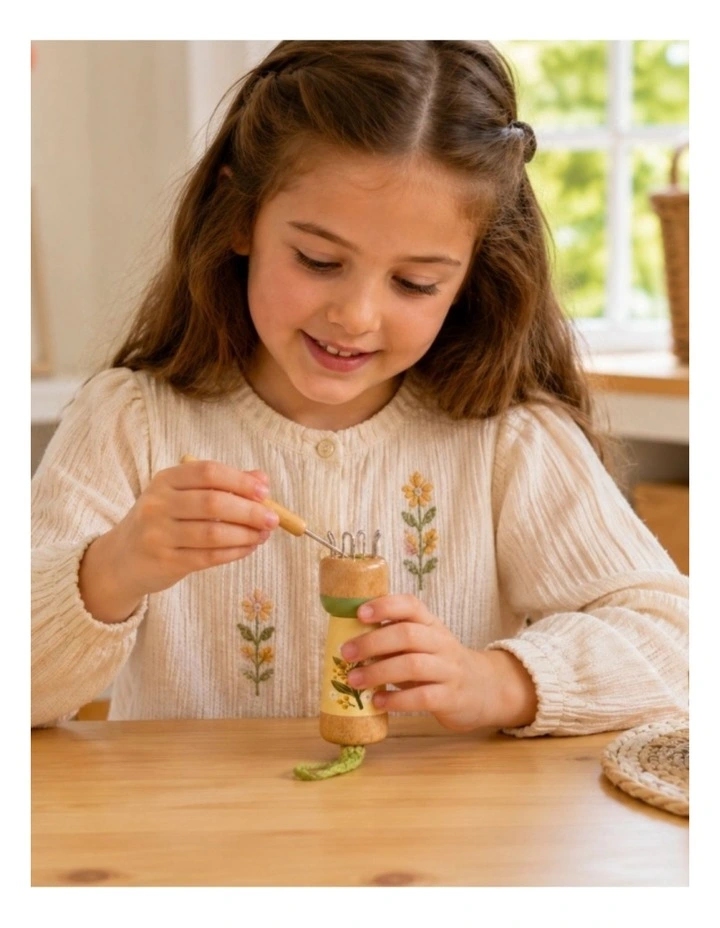 Koala Dream Kids Australian Flora Wattle Blooms Knitting Doll Craft Kit 5y image 5
