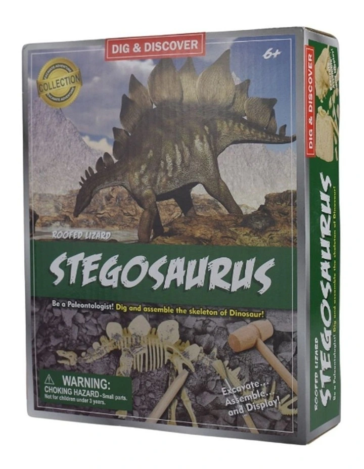 Kaper Kidz Dig & Discover Stegosaurus Excavation Kit Dinosaur Toy 6y image 2