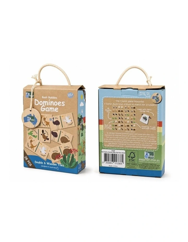 Koala Dream Bush Buddies Memory & Dominoes Game Set Aussie Animals image 3