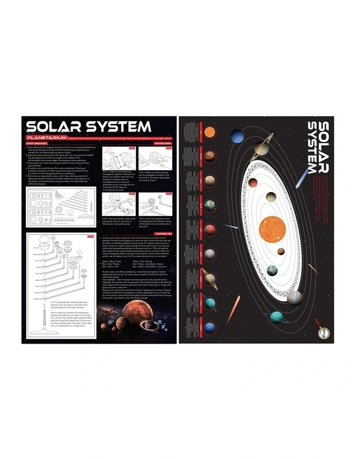 Kaper Kidz Solar System Planetarium Build Paint Educational Kit 6y image 4