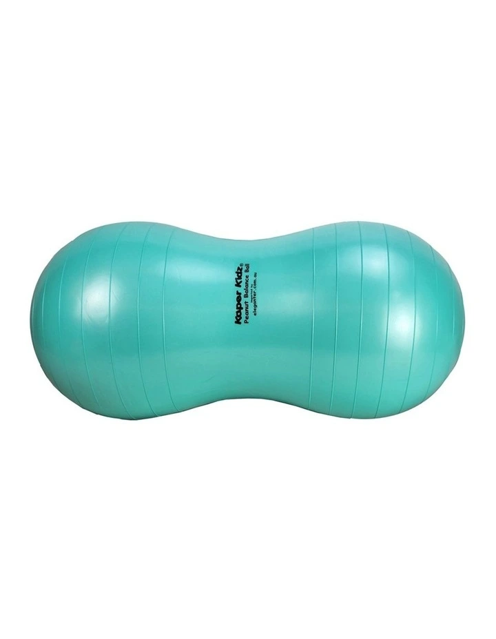 Kaper Kidz Inflatable Peanut Balance Ball Green Kids Toy 12m image 2
