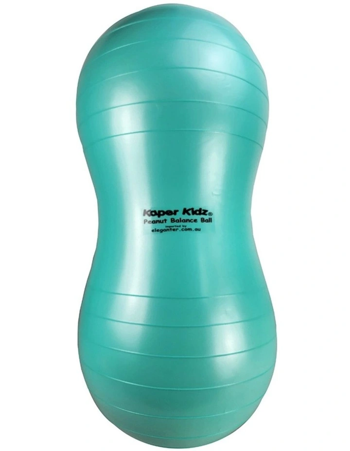 Kaper Kidz Inflatable Peanut Balance Ball Green Kids Toy 12m image 3