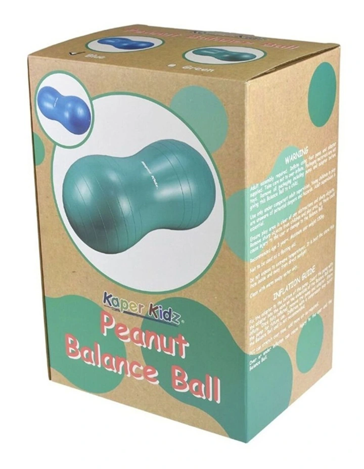 Kaper Kidz Inflatable Peanut Balance Ball Kids Toy Blue 90cm 12m image 5