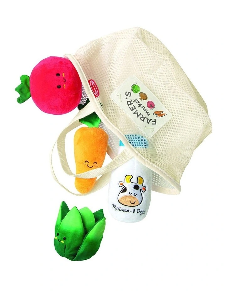 Melissa & Doug Farmers Market Fill & Spill Soft Play Food Toy Kids 6m image 5