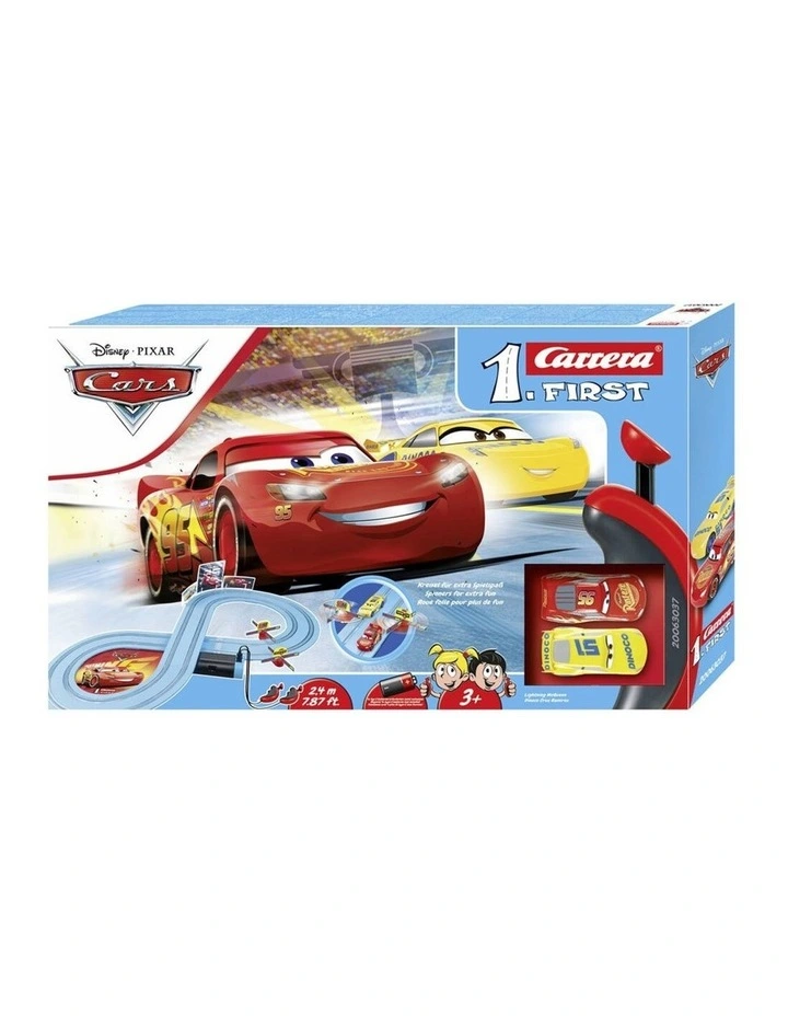 Carrera Cars First Battery Set Car Race Track Set Lightning McQueen Cruz 3y image 1