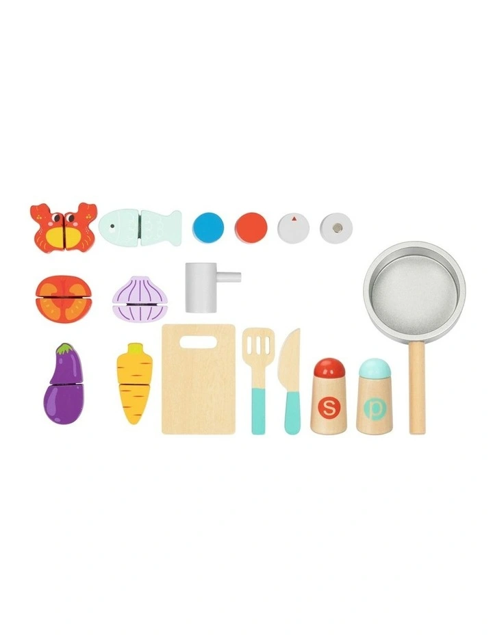 Tooky Toy Kitchen Interactive Pretend Play Set Kids 3y image 5