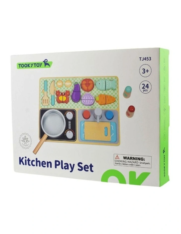 Tooky Toy Kitchen Interactive Pretend Play Set Kids 3y image 6