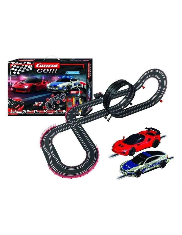 Carrera High Speed Pursuit 4.9m Track Slot Car Set With Electronic Lap image 6
