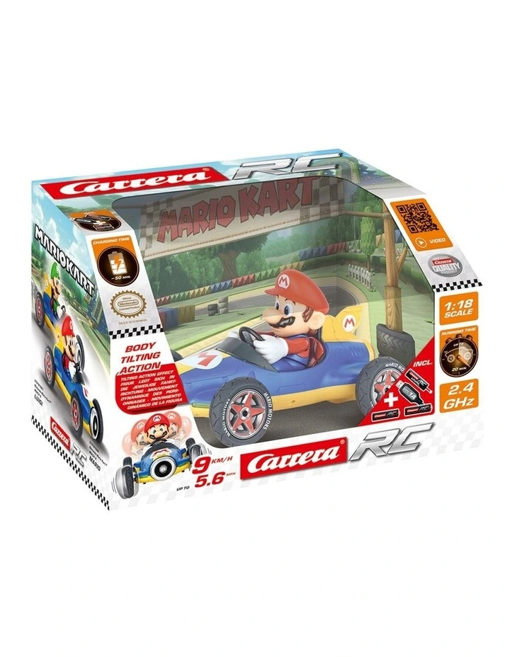 Carrera RC Mario Kart Mach 8 Mario Remote Control Car 1:18 Scale 6y  image 1