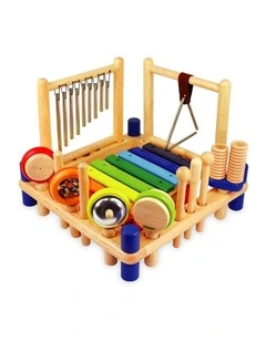 Im Toy Melody Mix Wooden Musical Instruments Kids Set 3  Multicoloured