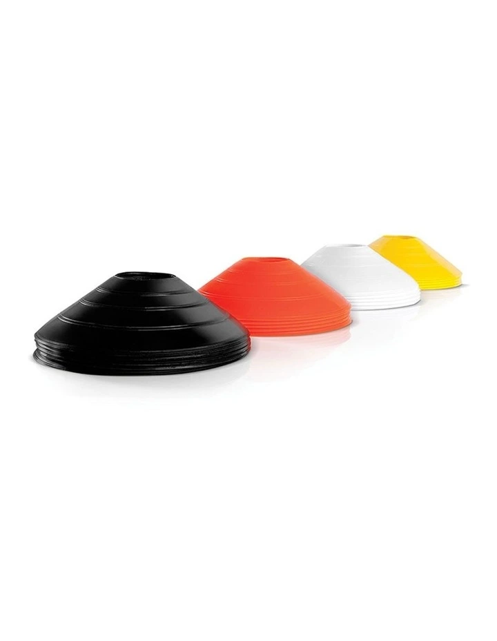 20pc SKLZ Agility Cone Set High Visibility Carry Rack Yellow Orange White Black image 1