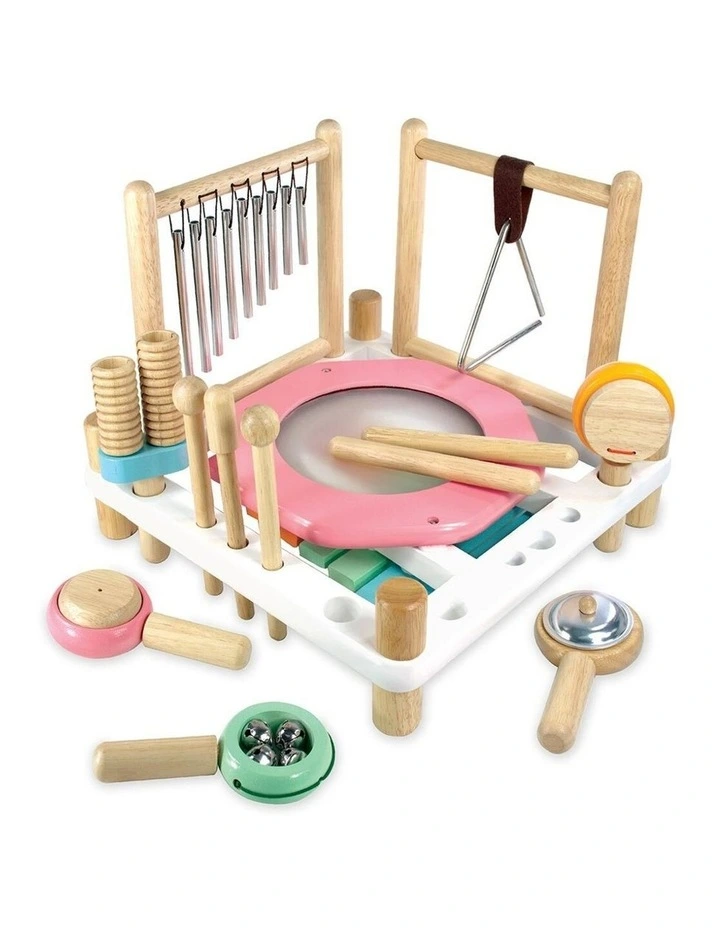 Im Toy Melody Mix Wooden Musical Instrument Set Kids 3 Multicoloured image 2