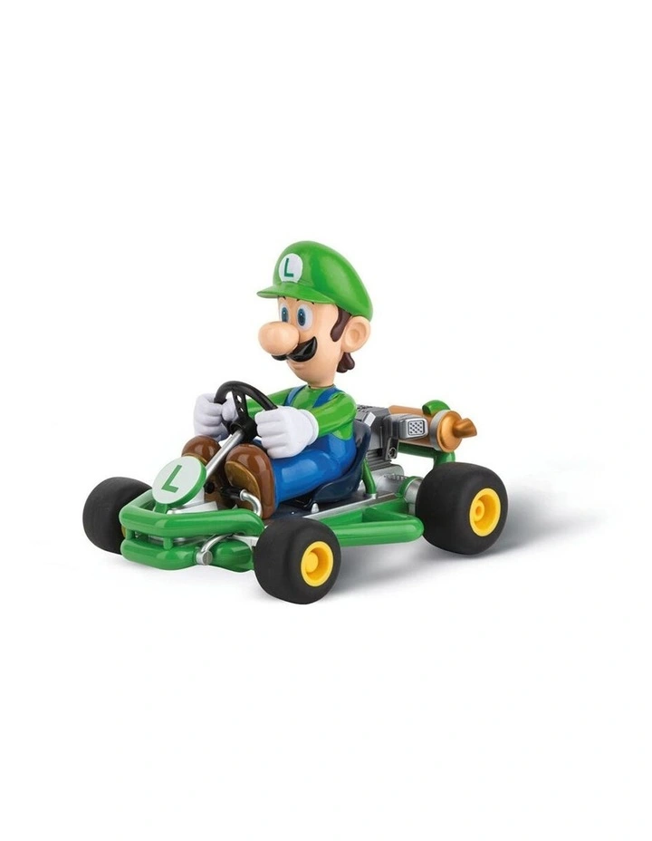 Carrera Mario Kart Pipe Kart RC 2.4GHz USB Remote Control 1:18 Luigi 6y image 2