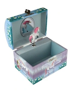 Kaper Kidz 13cm Sugar Plum Unicorn Music Dome Box Kids Toy 3 Years Plus