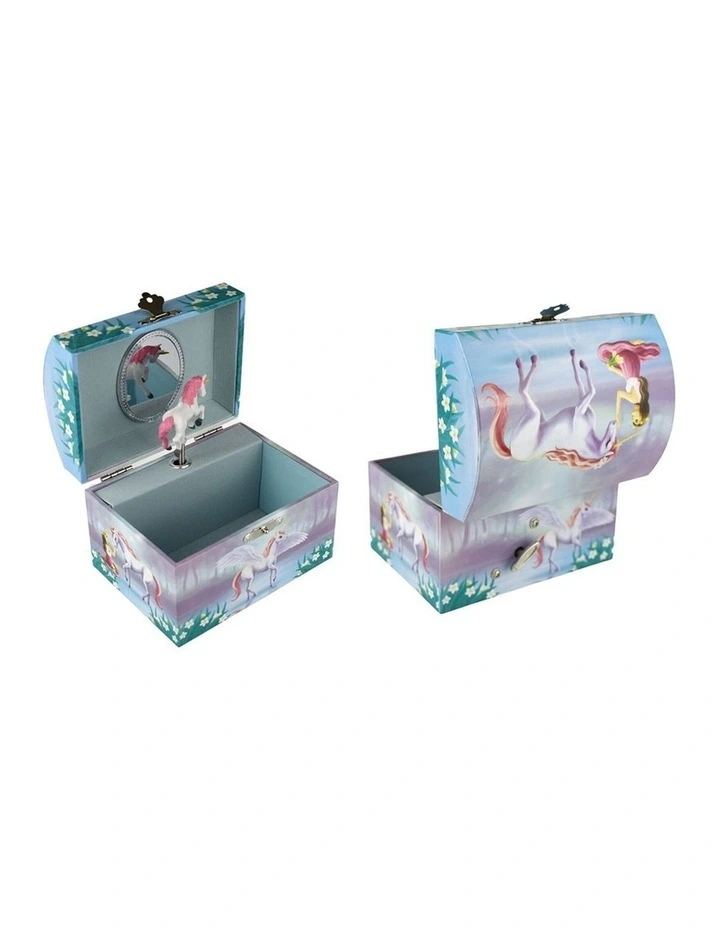 Kaper Kidz 13cm Sugar Plum Unicorn Music Dome Box Kids Toy 3 Years Plus image 4