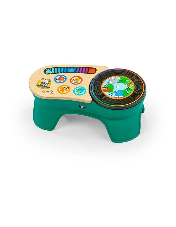 Hape DJ Discovery Magic Touch Turntable Baby Toy With Lights Sounds 6m image 1