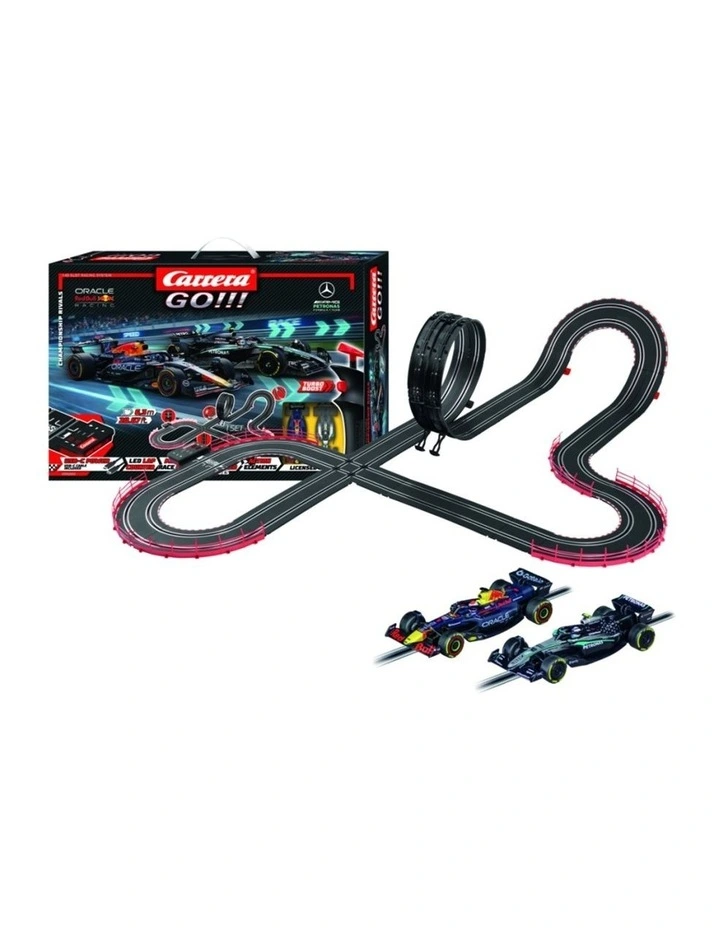 Carrera Slot Car Set F1 Championship Rivals 6.3m Track Power Module Included image 1