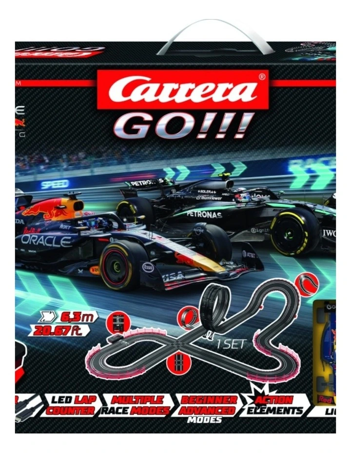Carrera Slot Car Set F1 Championship Rivals 6.3m Track Power Module Included image 2