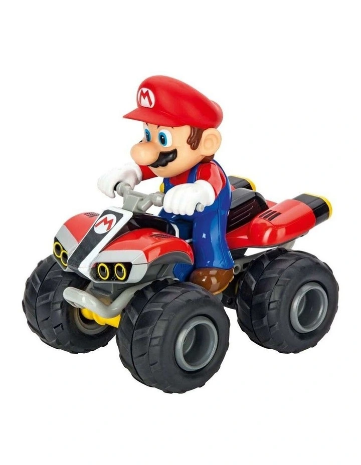 Carrera Mario Kart RC Quad Bike 2.4GHz Remote Control 1:18 Mario 6y image 1