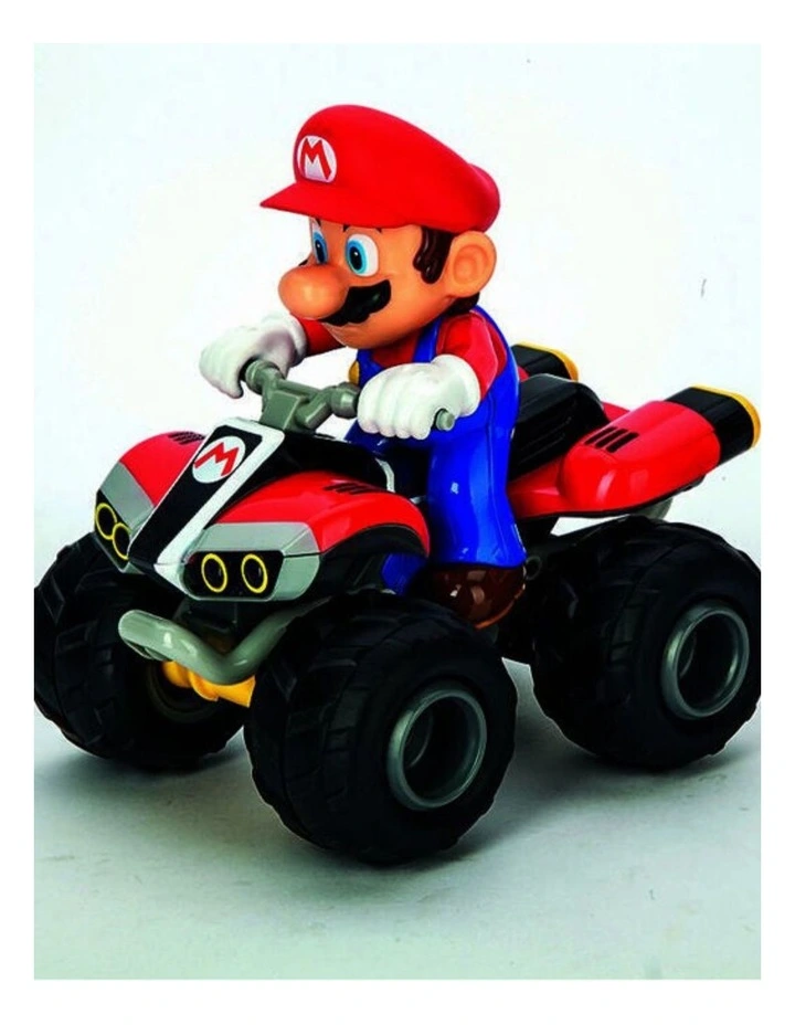 Carrera Mario Kart RC Quad Bike 2.4GHz Remote Control 1:18 Mario 6y image 3