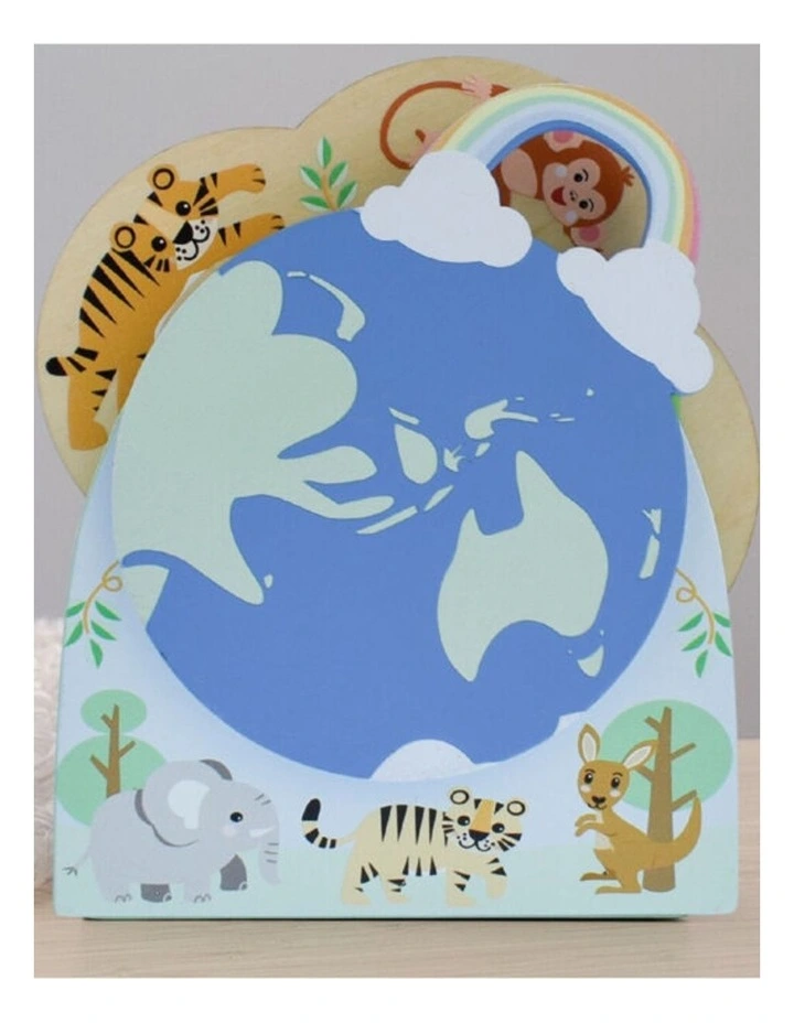 Koala Dream Wooden Wild Buddies Spin Along Music Box Kids Musical Toy 3y image 6