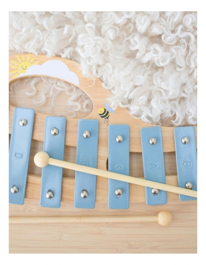 Koala Dream Buzzy Days Bee Xylophone Kids Musical Toy Educational Wooden 18m image 5